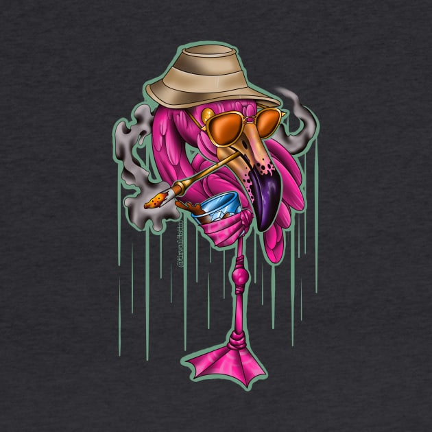 Fear and Loathing Flamingo by Timwould